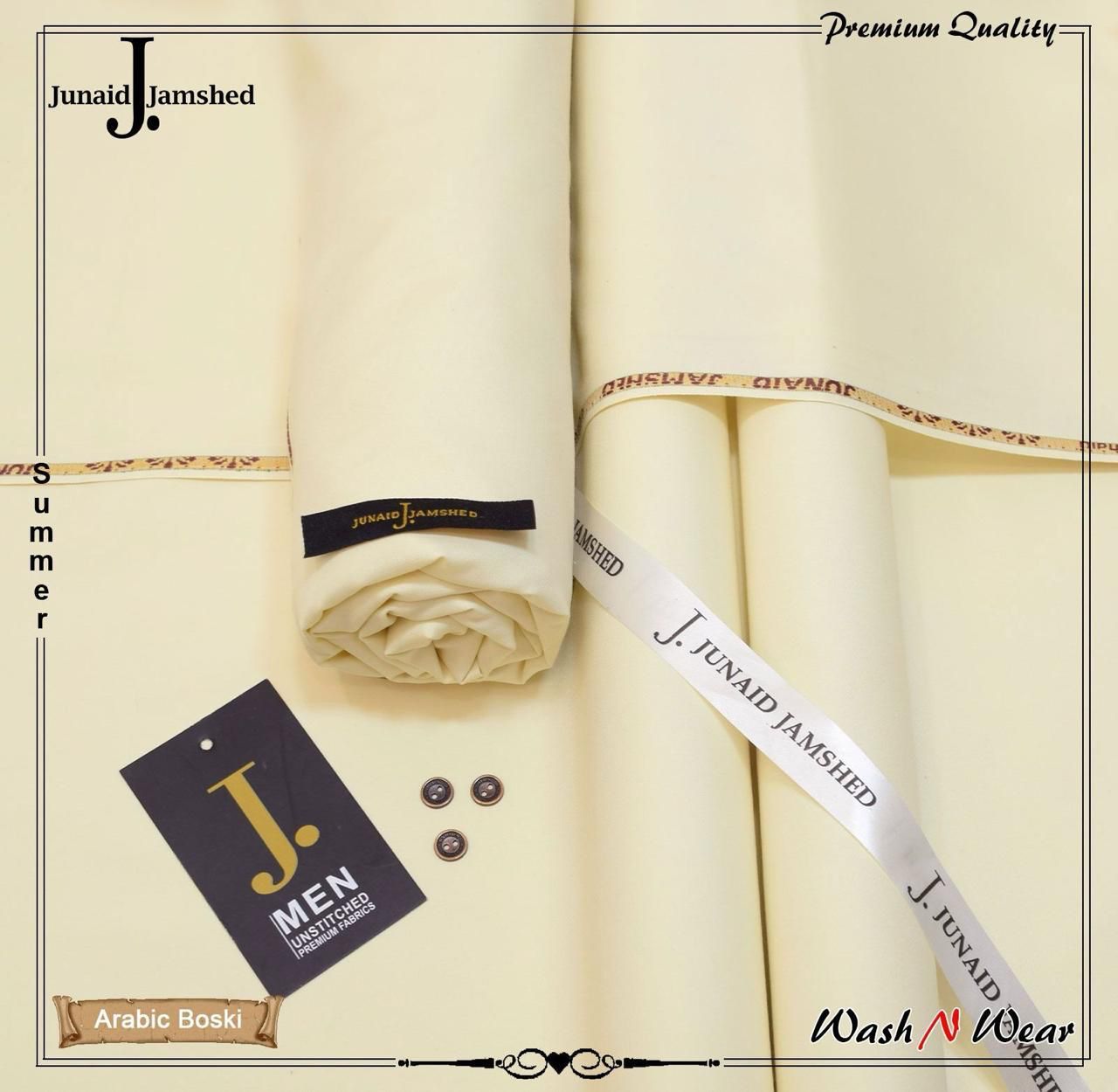 J. unstitched wash n wear suit for summer