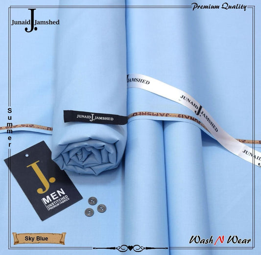 J. unstitched wash n wear suit for summer