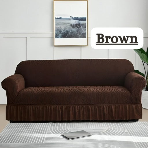 Zebra Style Sofa Covers Best Quality Brown
