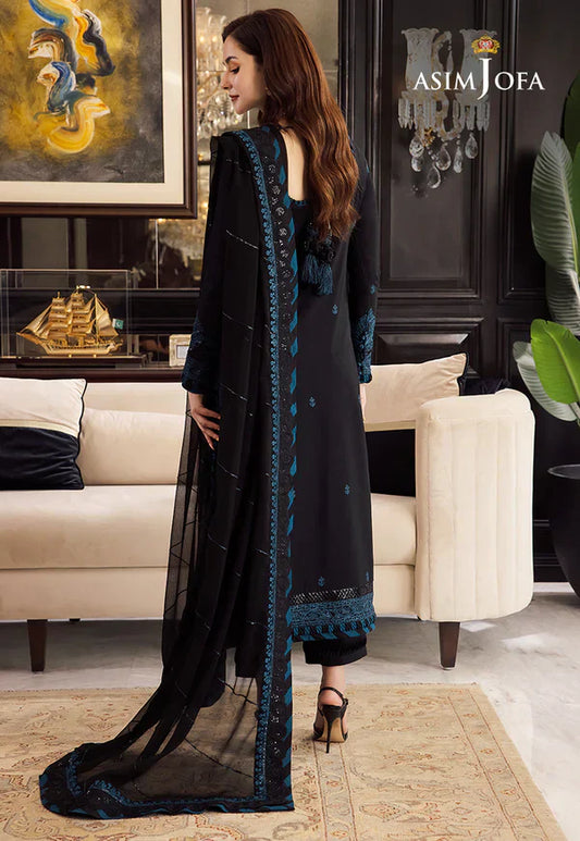 3PC Unstitched Lawn Embroidered Suit