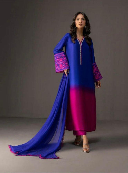 3pc Silk Unstitched Brand Lulusar