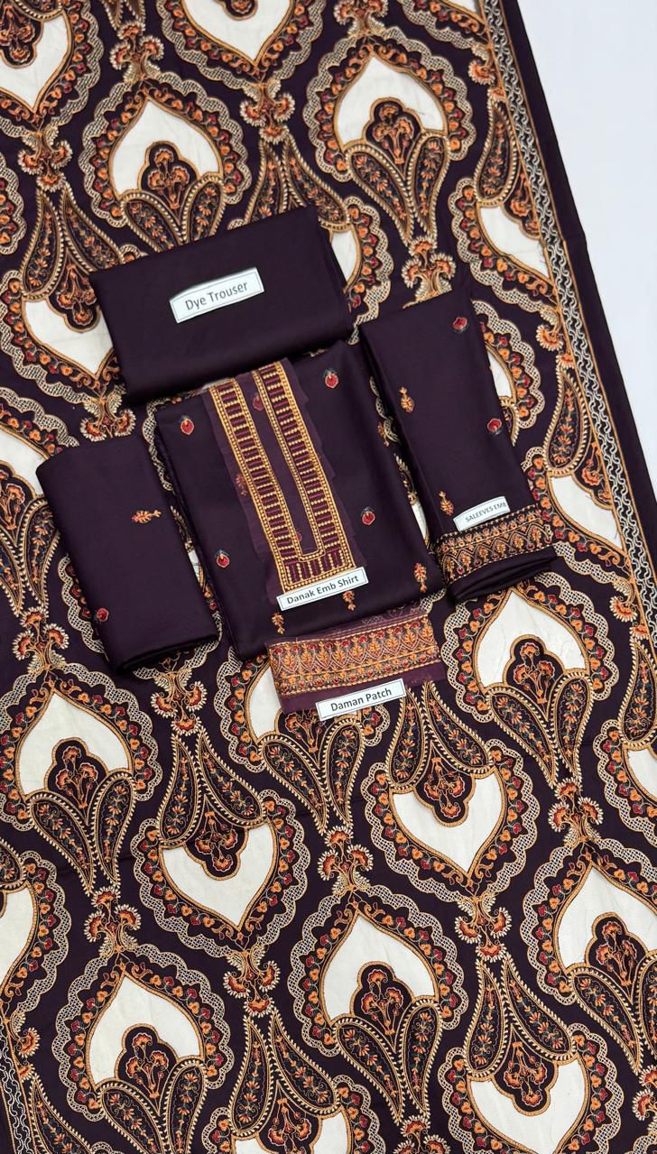 Dhanak Heavy Shawl Unstitched 3pc Breeze